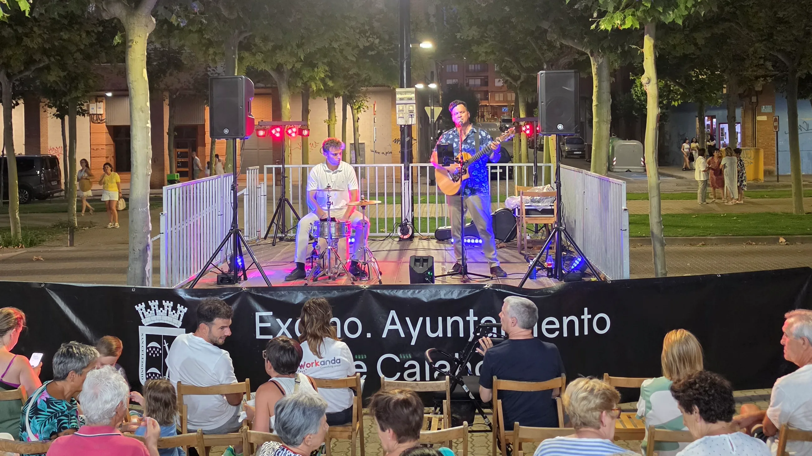 Unfrontier Music actuando en Calahorra durante Bimilenaria Cultural 2026